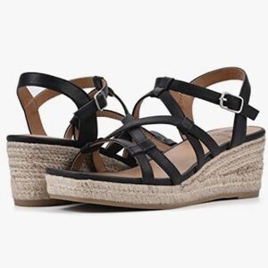 Brand New With Box White Mountain Open Toe Espadrille Sandals Size 7.5